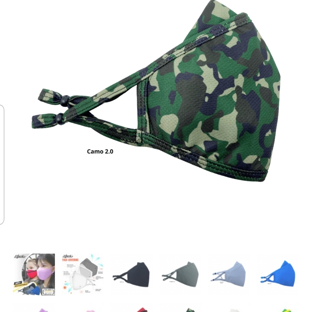 Stark's Face Covering, Camouflage
